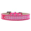Unconditional Love Two Row Light Pink Crystal Dog CollarPink Ice Cream Size 20 UN756553